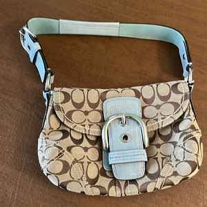 Coach Signature Small Hobo Shoulder Bag